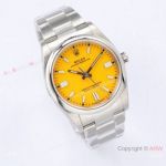 Swiss Grade Replica Rolex Oyster Perpetual 36mm 126000 EWF SS Yellow Dial Watch